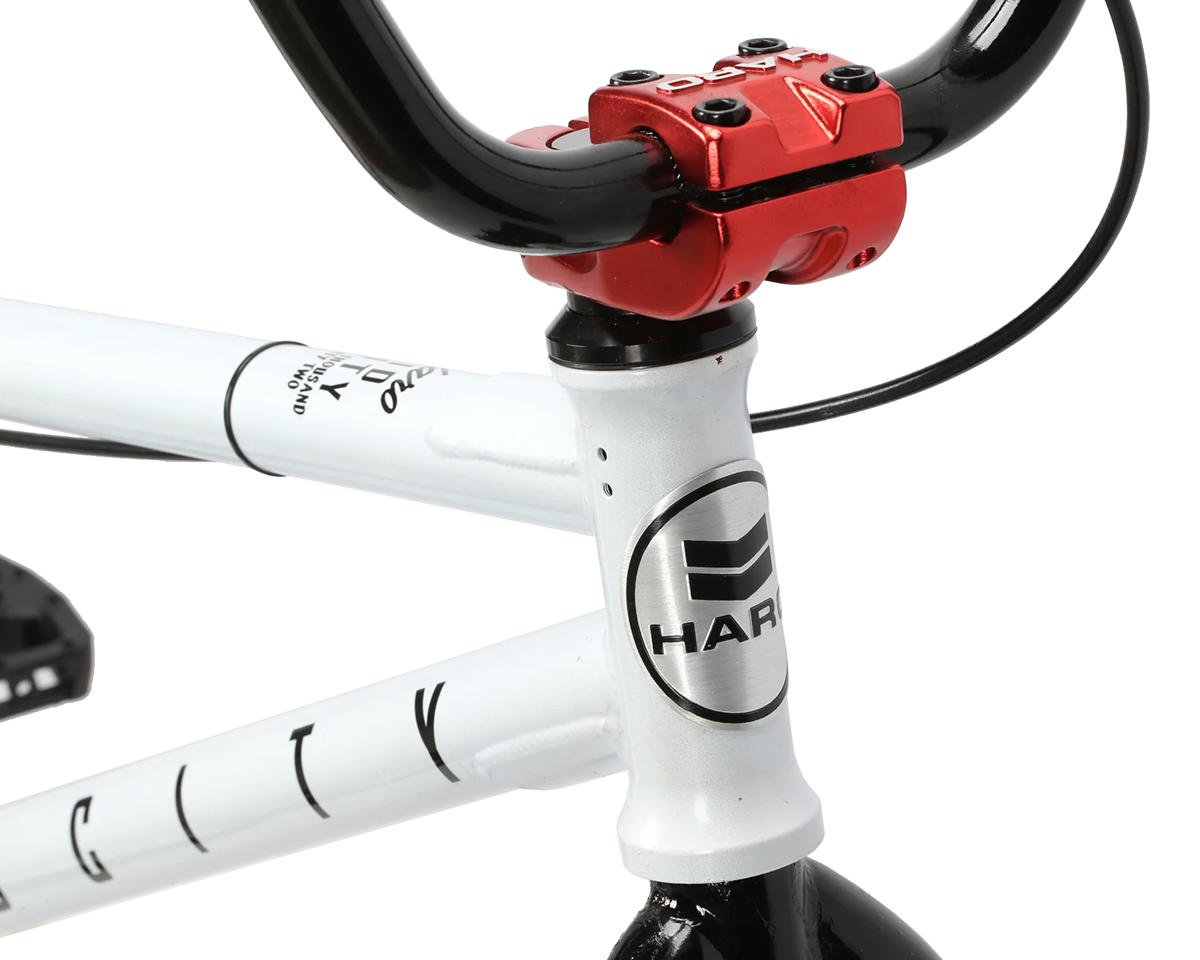 Haro Mid City Bmx Bike 2075 Toptube Pearl White Dans Comp